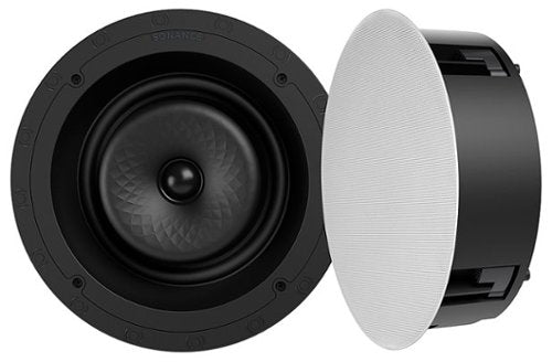 Sonance - VX80R - Visual Experience Series 8" 2-Way In Ceiling Speakers (Pair) - Paintable White