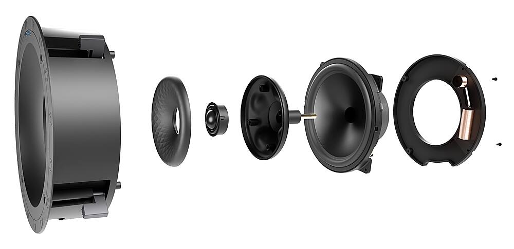 Sonance - VX80R - Visual Experience Series 8" 2-Way In Ceiling Speakers (Pair) - Paintable White