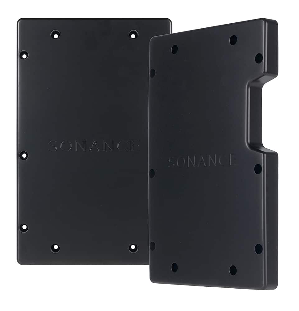 Sonance - VX6-ENCL - Visual Experience Series 6" Rectangle Retro Enclosure for 6" VX (2-Pack) - Black