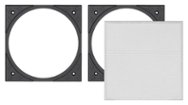 Sonance - VX4SQ-T - Visual Experience Series 4" Small Square Adapter w/ Micro Trim Grille (2-Pack) - Paintable White