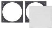Sonance - VX4SQ-T - Visual Experience Series 4" Small Square Adapter w/ Micro Trim Grille (2-Pack) - Paintable White