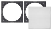 Sonance - VX6SQ-T - Visual Experience Series 6" Medium Square Adapter w/ Micro Trim Grille (2-Pack) - Paintable White