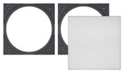 Sonance - VX6SQ-T - Visual Experience Series 6" Medium Square Adapter w/ Micro Trim Grille (2-Pack) - Paintable White