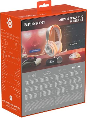 SteelSeries - Arctis Nova Pro Wireless Multi Gaming Headset for PC, PS5, PS4, Switch - White