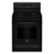Whirlpool - 30 in. Wide 4 burners 5.3 cu. ft. Freestanding Gas Range with Cooktop Flexibility - Black