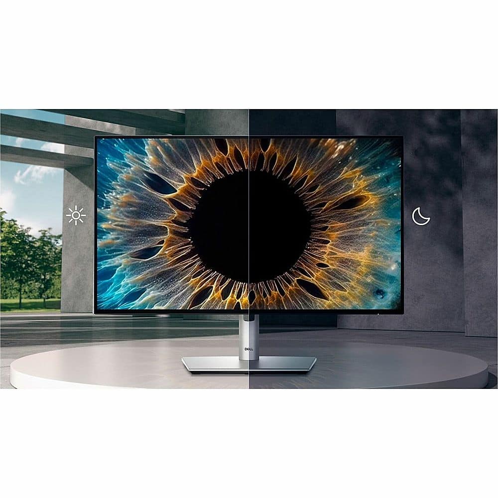Dell - UltraSharp 23.8" IPS LED FHD 120Hz Monitor (USB, HDMI) - Black
