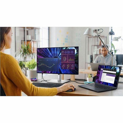 Dell - UltraSharp 23.8" IPS LED FHD 120Hz Monitor (USB, HDMI) - Black