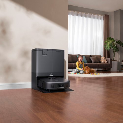 eufy - X10 Pro Omni Wi-Fi Connected Robot Vacuum & Mop with Self Washing and Self Drying Auto Empty Station - Black
