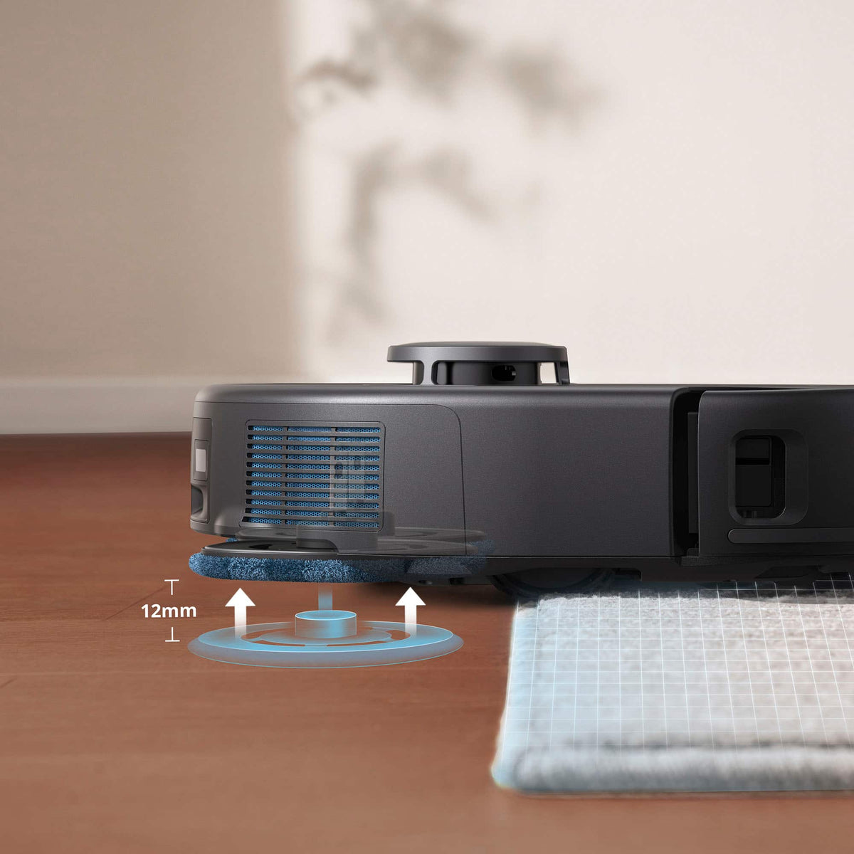eufy - X10 Pro Omni Wi-Fi Connected Robot Vacuum & Mop with Self Washing and Self Drying Auto Empty Station - Black