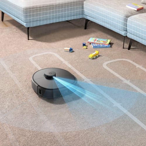 eufy - X10 Pro Omni Wi-Fi Connected Robot Vacuum & Mop with Self Washing and Self Drying Auto Empty Station - Black