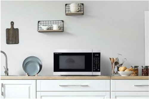 Sharp - 1.1 cu ft Countertop Microwave With Sensor Cooking - Stainless Steel