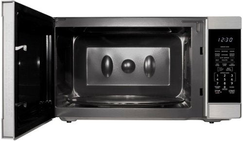 Sharp - 2.2 cu. ft. 1200W Microwave with Inverter Cooking - Stainless - Stainless Steel
