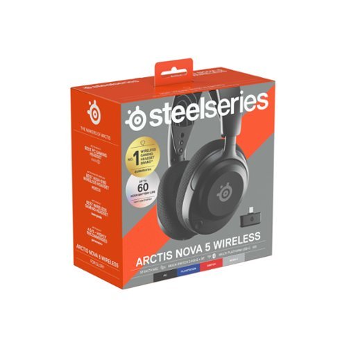 SteelSeries - Arctis Nova 5 Wireless Gaming Headset for PC, PS5, and PS4 - Black