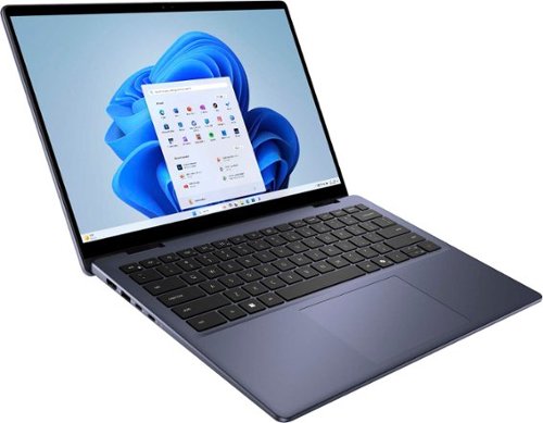 Dell - Inspiron 14 - 14" 2K 2-in-1 Touchscreen Laptop - AMD Ryzen 5 8000 Series 8640HS 2023 - 8GB Memory - 512 GB Storage - Midnight Blue