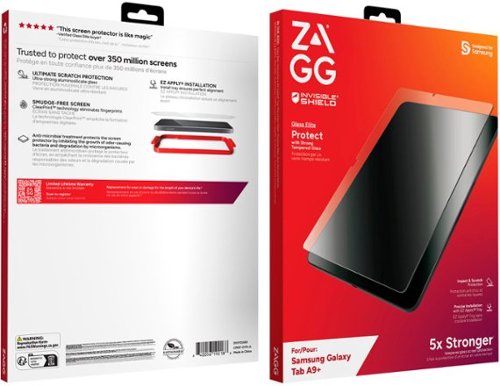 ZAGG - Glass Elite Samsung A9+ - Clear