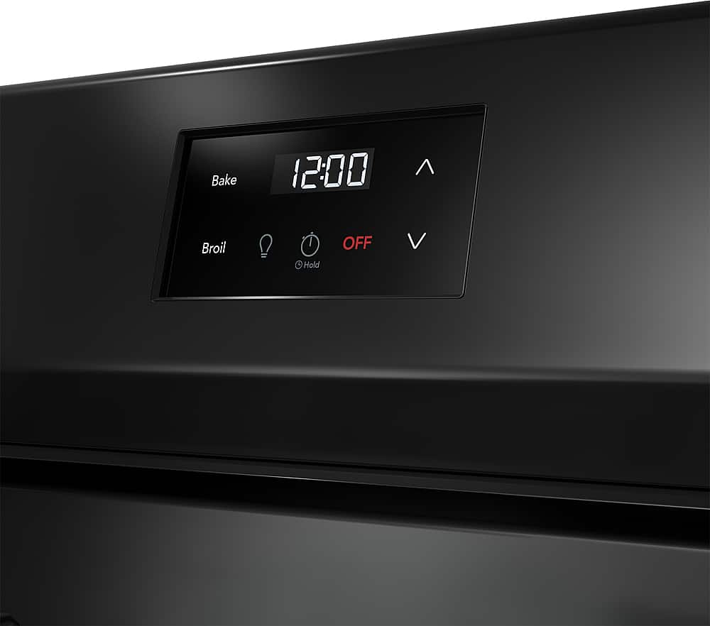 Frigidaire - 30 in. Wide 5 burners 5.1 Cu. Ft Freestanding Gas Range with Quick Boil Burner - Black