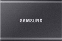 Samsung - T7 4TB External USB 3.2 Gen 2 Portable SSD with Hardware Encryption - Titan Gray