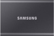 Samsung - T7 4TB External USB 3.2 Gen 2 Portable SSD with Hardware Encryption - Titan Gray