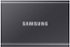 Samsung - T7 4TB External USB 3.2 Gen 2 Portable SSD with Hardware Encryption - Titan Gray