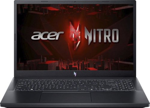 Acer - Nitro 15.6\" FHD IPS 144Hz Gaming Laptop -13th Gen Intel Core i7- NVIDIA GeForce RTX 4060-16GB DDR5-512GB SSD - Obsidian Black
