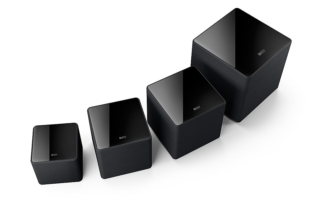 KEF - KUBE 15 MIE 300 Watt Subwoofer - Black