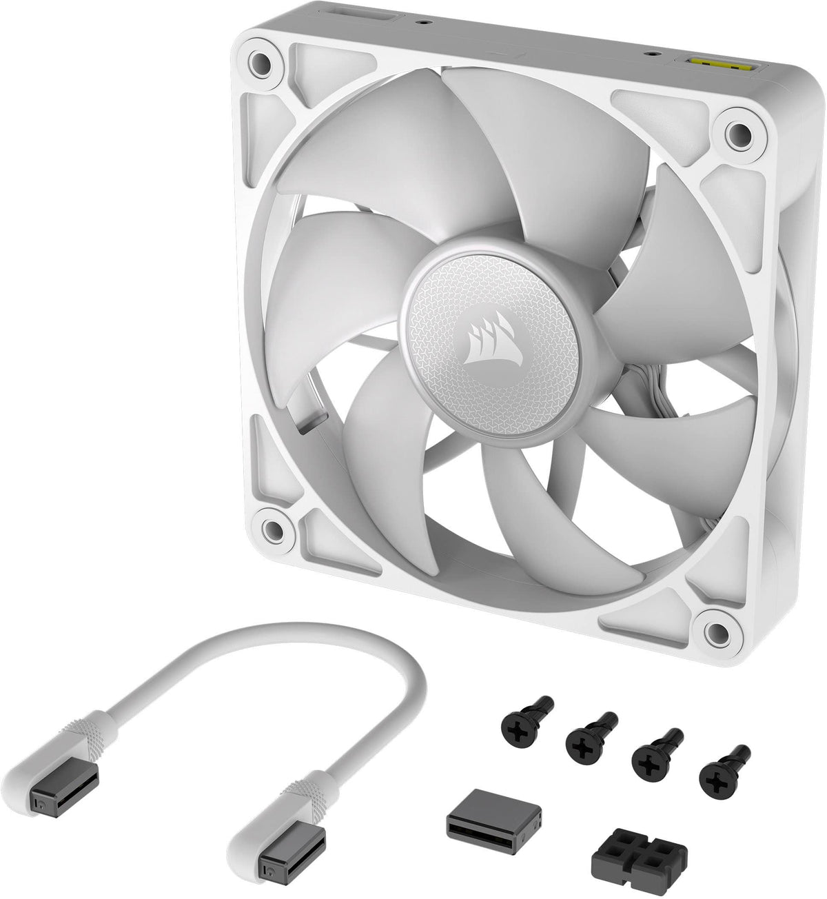 CORSAIR - iCUE LINK RX120 RGB 120mm PWM Computer Case Fan Expansion Fan - White