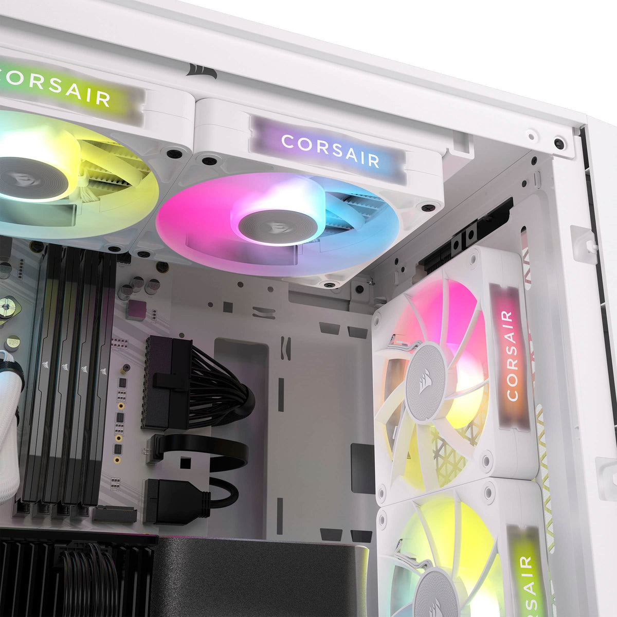 CORSAIR - iCUE LINK RX120 RGB 120mm PWM Computer Case Fan Expansion Fan - White