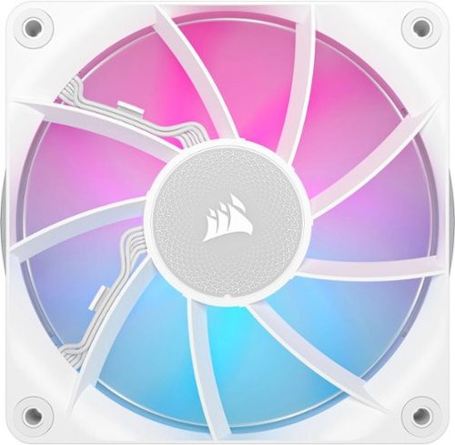 CORSAIR - iCUE LINK RX120 RGB 120mm PWM Computer Case Fan Expansion Fan - White