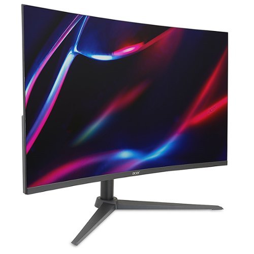 Acer - Nitro 31.5” WQHD Gaming Monitor, AMD FreeSync (1 x DP 1.4, 2 x HDMI 2.0 Ports & 1 x Audio Out) - Black