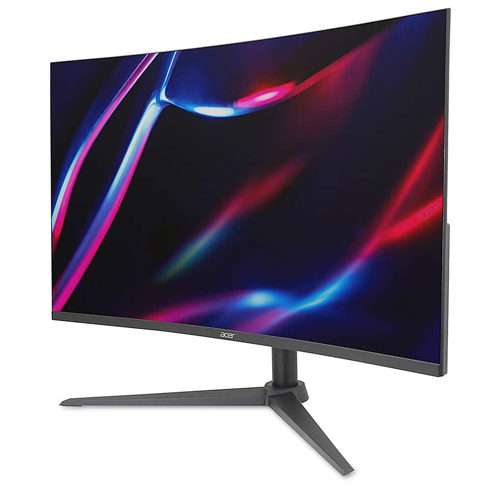 Acer - Nitro 31.5” WQHD Gaming Monitor, AMD FreeSync (1 x DP 1.4, 2 x HDMI 2.0 Ports & 1 x Audio Out) - Black