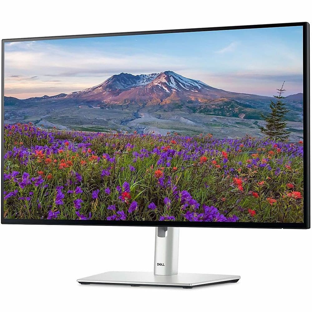 Dell - UltraSharp 23.8" IPS LED FHD 120Hz Monitor (USB, HDMI) - Silver