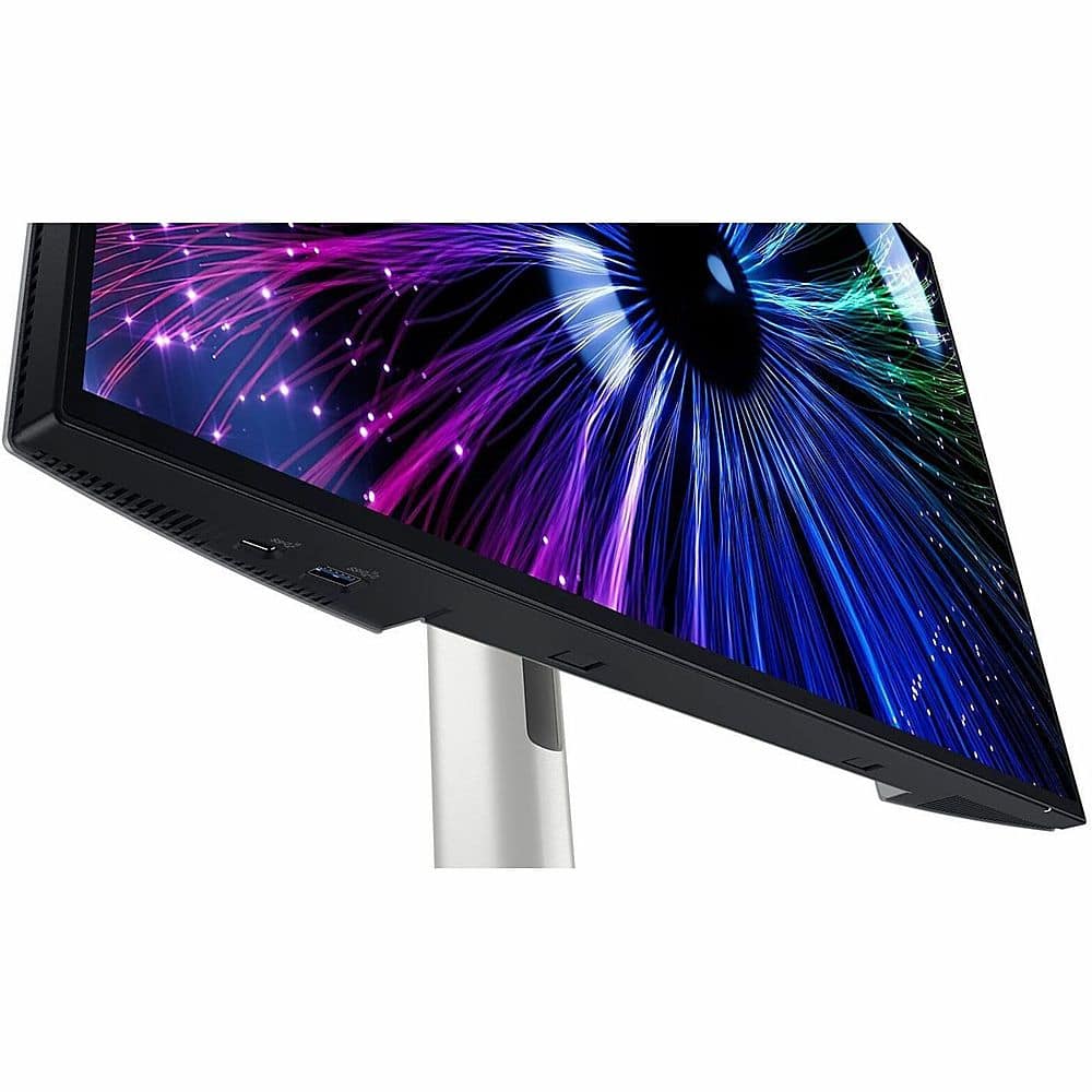 Dell - UltraSharp 23.8" IPS LED FHD 120Hz Monitor (USB, HDMI) - Silver