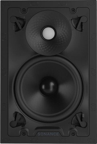 Sonance - VX66 RECTANGLE - Visual Experience Series 6" Medium 2-Way In Wall Speakers (Pair) - Paintable White