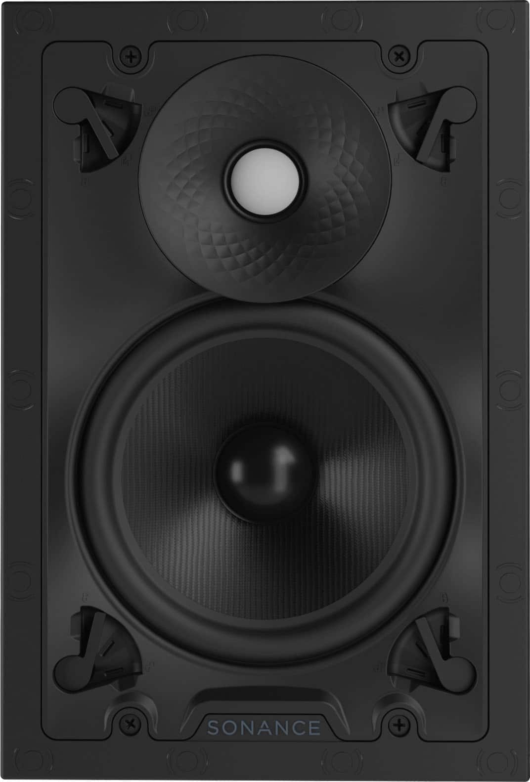 Sonance - VX66 RECTANGLE - Visual Experience Series 6" Medium 2-Way In Wall Speakers (Pair) - Paintable White