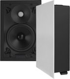 Sonance - VX66 RECTANGLE - Visual Experience Series 6" Medium 2-Way In Wall Speakers (Pair) - Paintable White