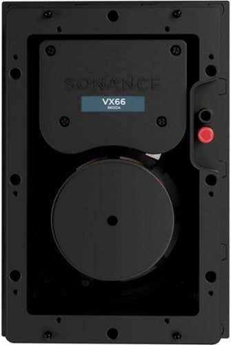 Sonance - VX66 RECTANGLE - Visual Experience Series 6" Medium 2-Way In Wall Speakers (Pair) - Paintable White