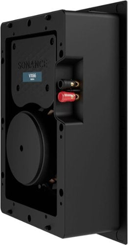 Sonance - VX66 RECTANGLE - Visual Experience Series 6" Medium 2-Way In Wall Speakers (Pair) - Paintable White