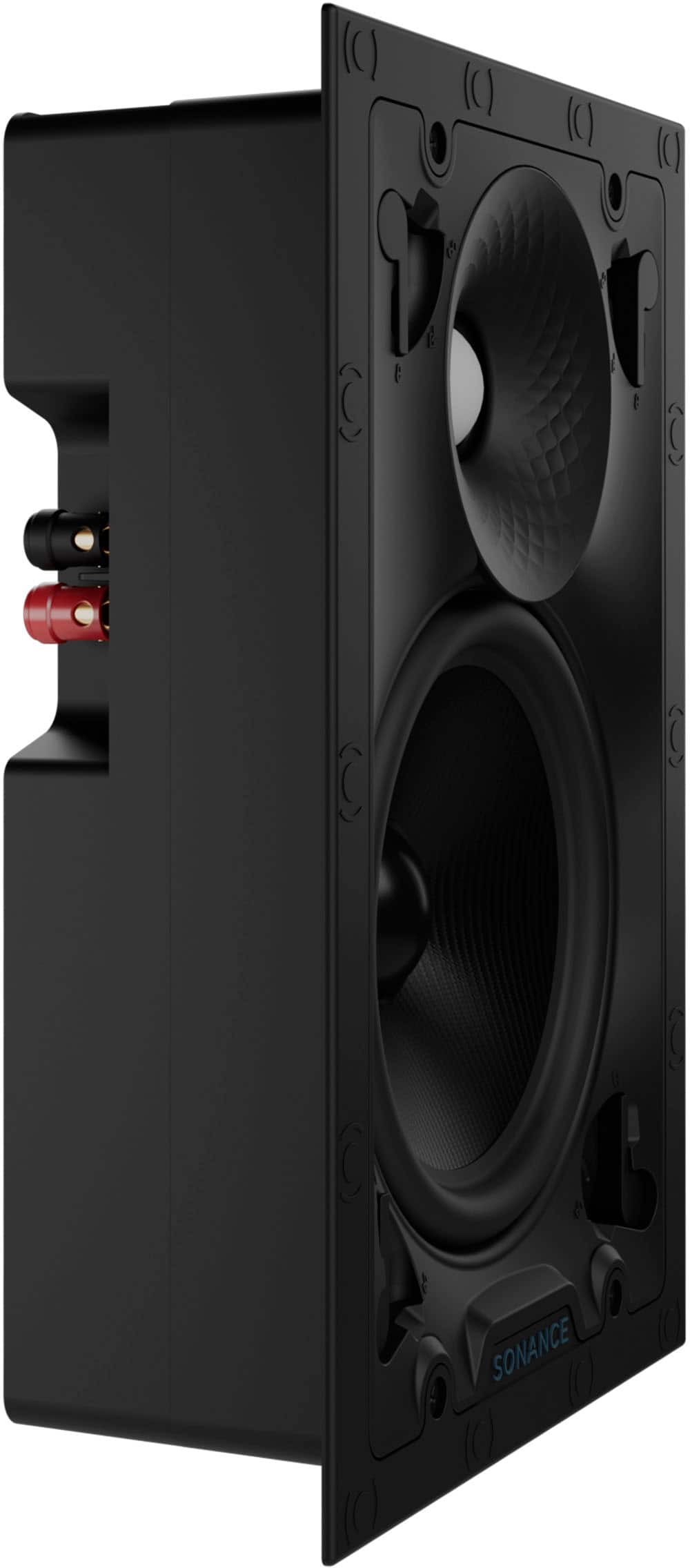Sonance - VX66 RECTANGLE - Visual Experience Series 6" Medium 2-Way In Wall Speakers (Pair) - Paintable White