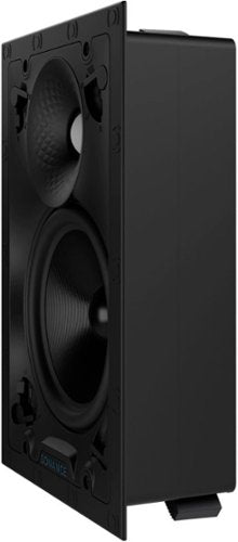 Sonance - VX66 RECTANGLE - Visual Experience Series 6" Medium 2-Way In Wall Speakers (Pair) - Paintable White