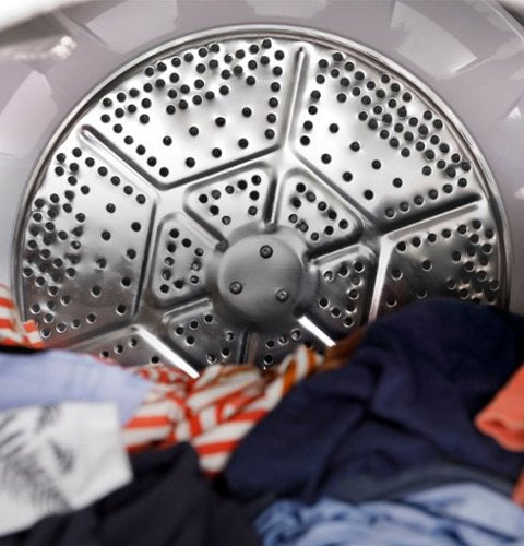 GE - 6.2 Cu. Ft. Electric Dryer with Shallow Depth Design - White with Silver Matte