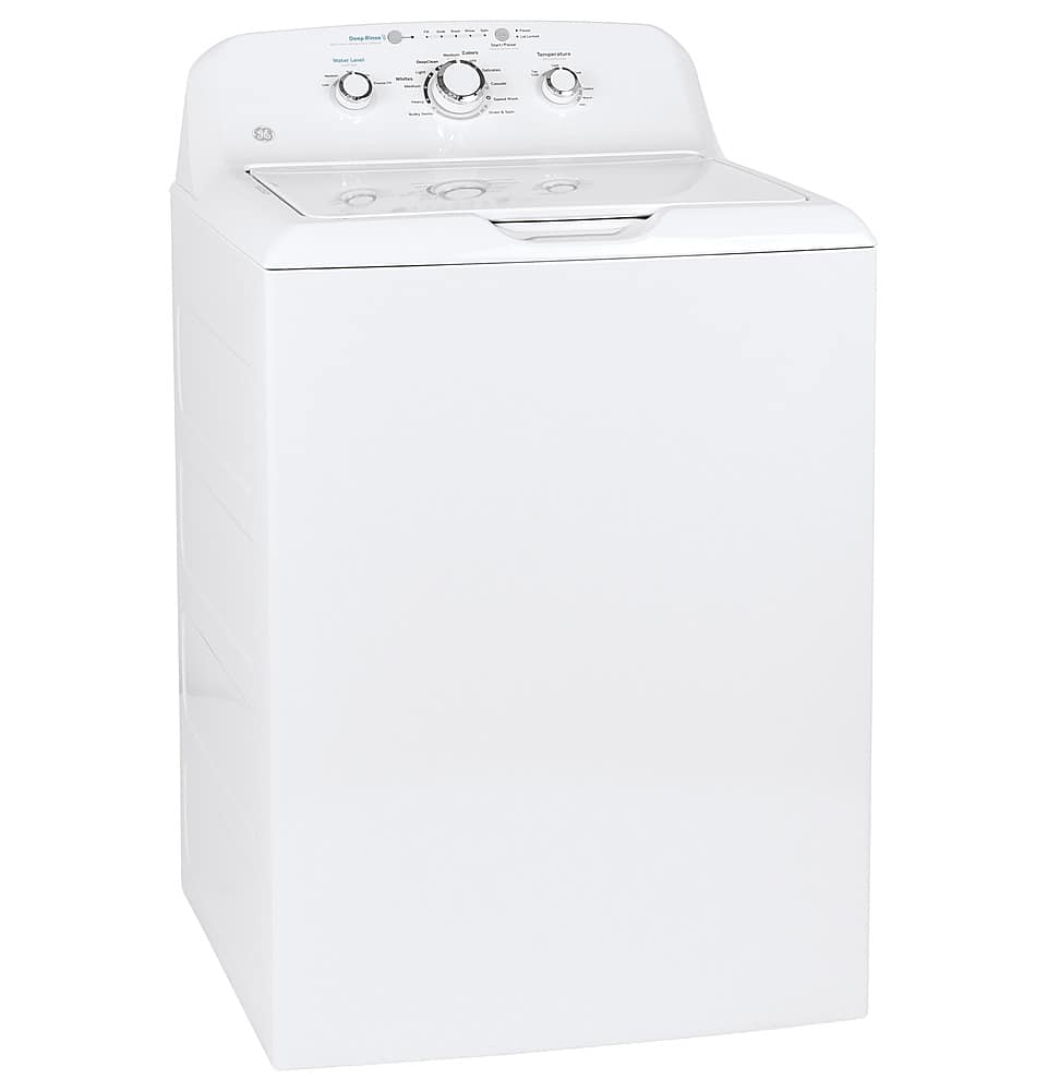 GE - 4.0 Cu. Ft. High-Efficiency Top Load Washer with Water Level Control - White