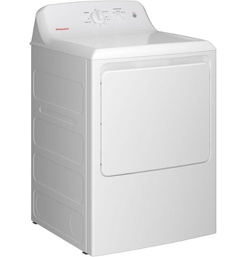 Hotpoint - 6.2 Cu. Ft. Gas Dryer with Auto Dry - White