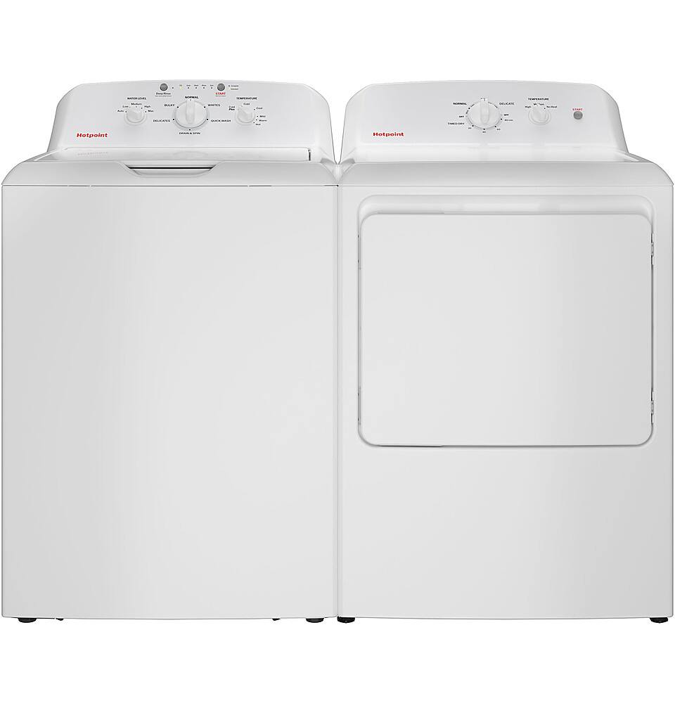 Hotpoint - 6.2 Cu. Ft. Gas Dryer with Auto Dry - White