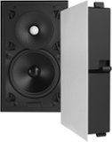 Sonance - VX86 RECTANGLE - Visual Experience Series 8" 2-Way In Wall Speakers (Pair) - Paintable White