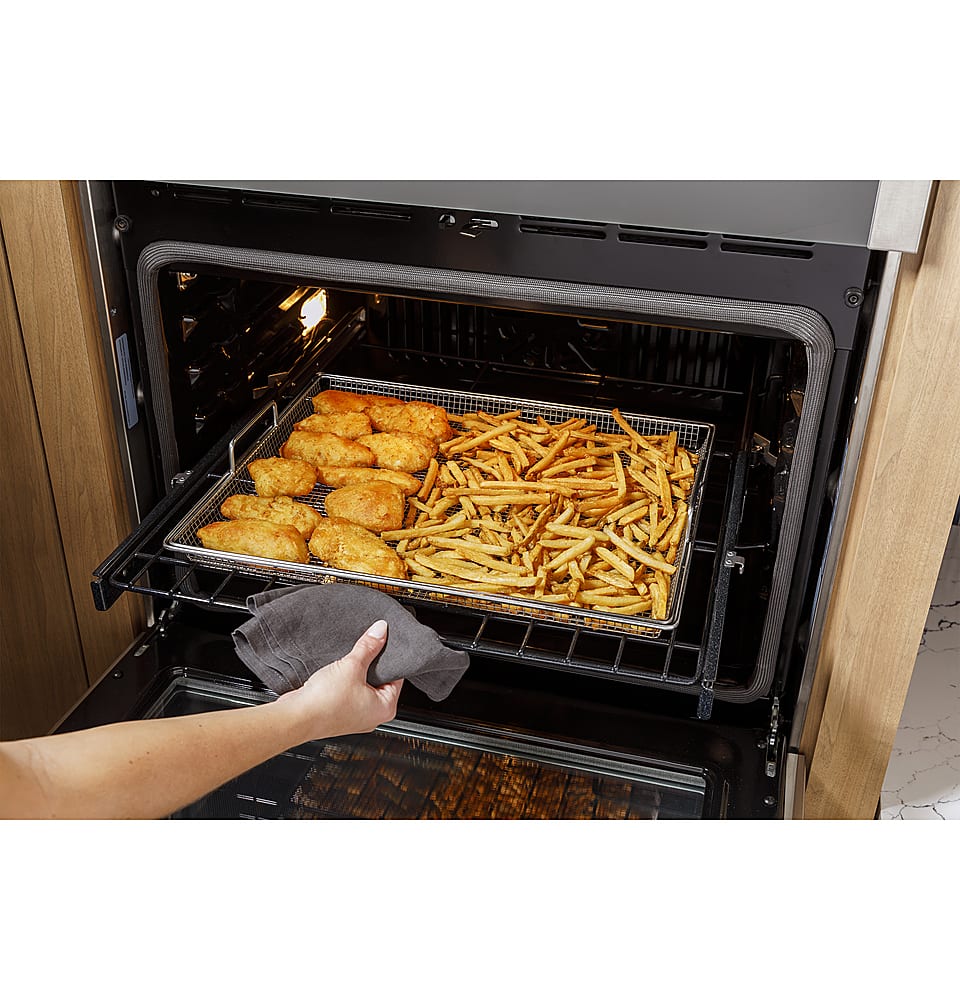Air Fry Basket for Select GE, GE Profile, and Café Ranges - Stainless Steel