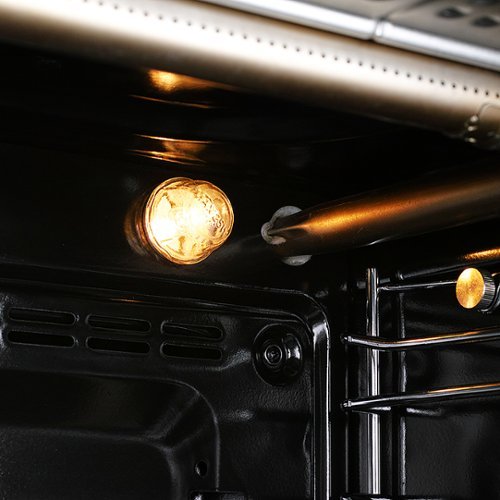 Forno Appliances - 48 in. Wide 8 Burner Massimo 6.58 cu.ft. Freestanding Double Oven Gas Convection Range with Air Fryer Kit - Stainless Steel