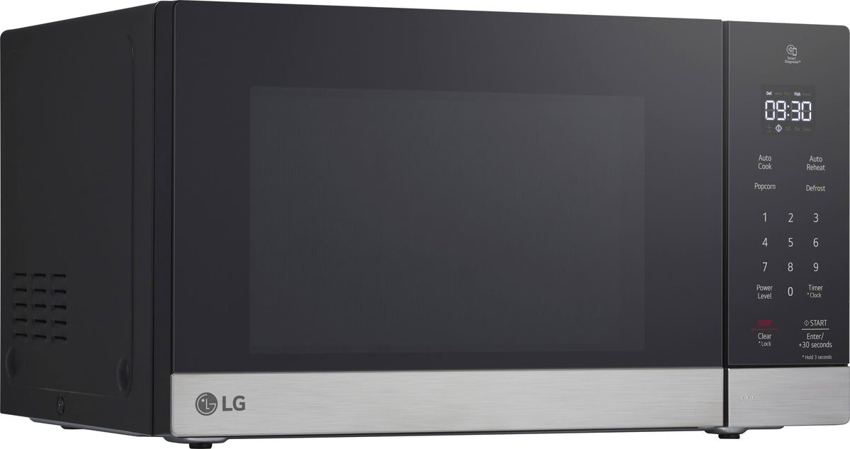 LG - 0.9 Cu. Ft. Countertop Microwave with Sensor Cooking and Smart Inverter - Stainless Steel