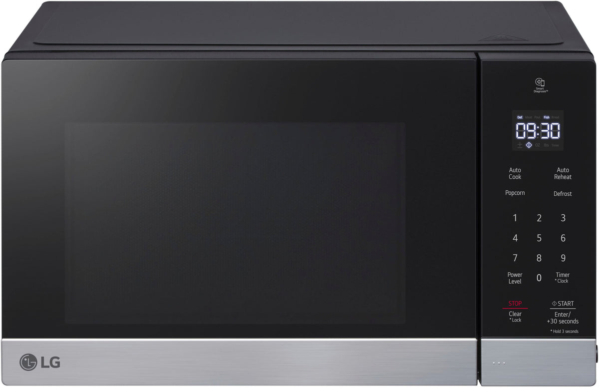 LG - 0.9 Cu. Ft. Countertop Microwave with Sensor Cooking and Smart Inverter - Stainless Steel