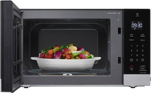 LG - 0.9 Cu. Ft. Countertop Microwave with Sensor Cooking and Smart Inverter - Stainless Steel