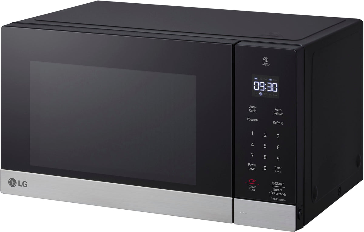 LG - 0.9 Cu. Ft. Countertop Microwave with Sensor Cooking and Smart Inverter - Stainless Steel